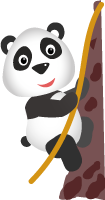 panda klimmen 1
